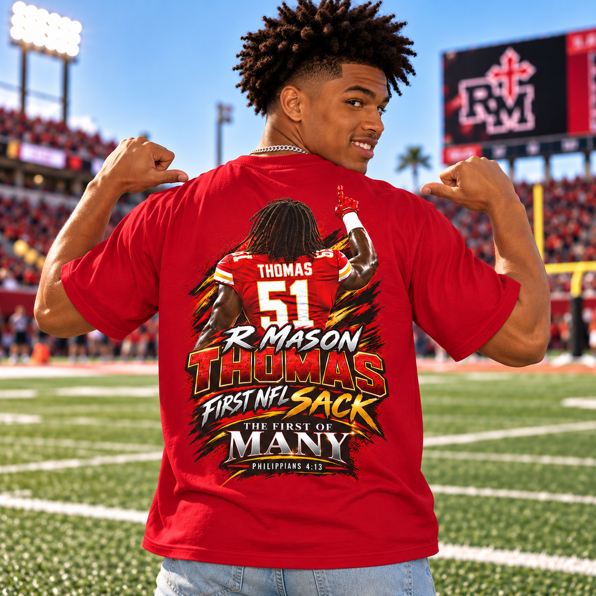 R Mason Thomas NFL First Sack T-Shirt (Men)